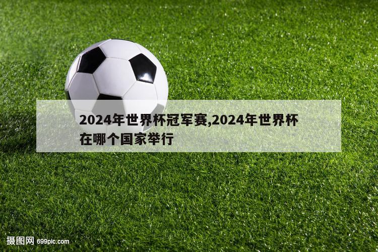 2024年世界杯冠军赛,2024年世界杯在哪个国家举行