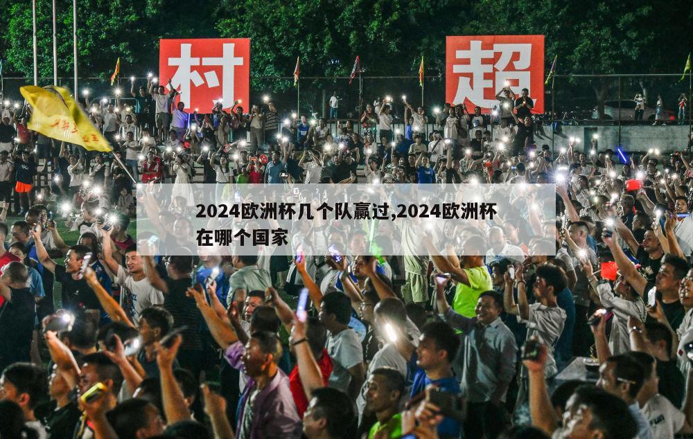 2024欧洲杯几个队赢过,2024欧洲杯在哪个国家