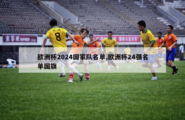 欧洲杯2024国家队名单,欧洲杯24强名单国旗