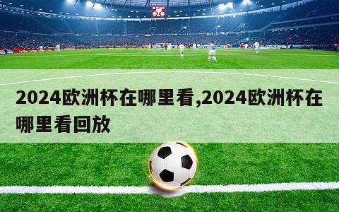 2024欧洲杯在哪里看,2024欧洲杯在哪里看回放